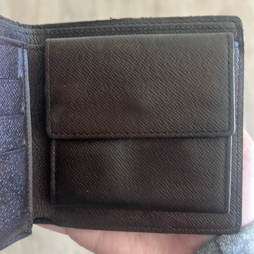 Louis Vuitton Men’s Marco Wallet DE Damier Ebene Canvas Authentic - Picture 8 of 16
